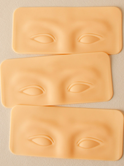 Eyebrow Practice Skin Module for Tattooing, Eyebrow Microblading, Mist Eyebrow, Eyeliner, and Eyelash Line, Easy to Color for Beginners, Learning Skin for Novices