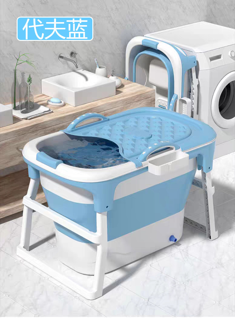 Full body folding bath Bath Tub Adult Bath Tub Adult Bath Tub Net Red Bath Plus High Tub Household Pops