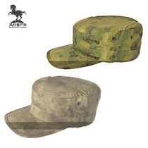 American gray green ruins tactical flat cap outdoor military fan CS field visor camouflage combat soldier hat