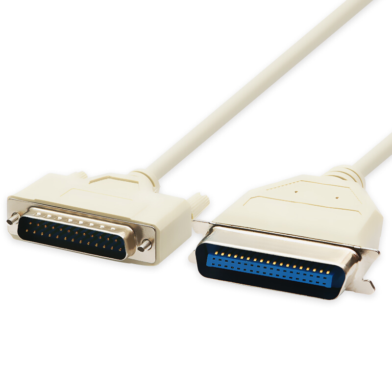 Yamazawa HK-996 parallel port printer connected to parallel port printing data cable DB25 pin to CN36 pin 1 5 meters