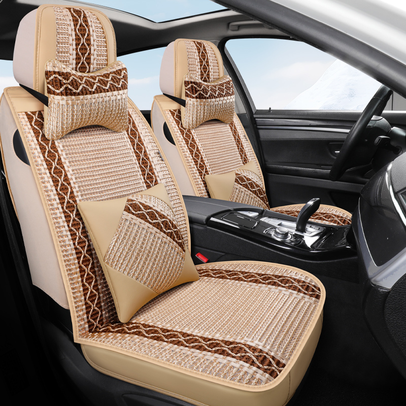 Matching Audi A6Lq5La5La3A4L Ice Silk Cool and Breathable Summer Cooling Pad Full-Cover Car Seat Cover and Cushion