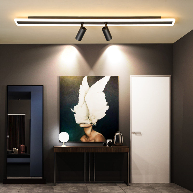 Track light spotlight led ceiling lamp home ownerless lamp lighting living room cloakroom ceiling top open small spotlight