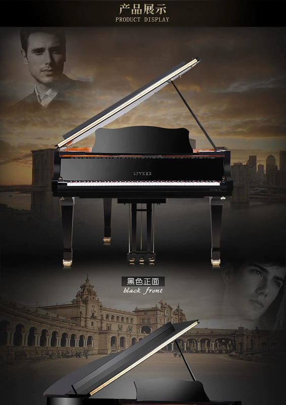 SPYKER Anh Spyker nhập khẩu Grand Piano Chơi Piano cơ HD-W186G - dương cầm