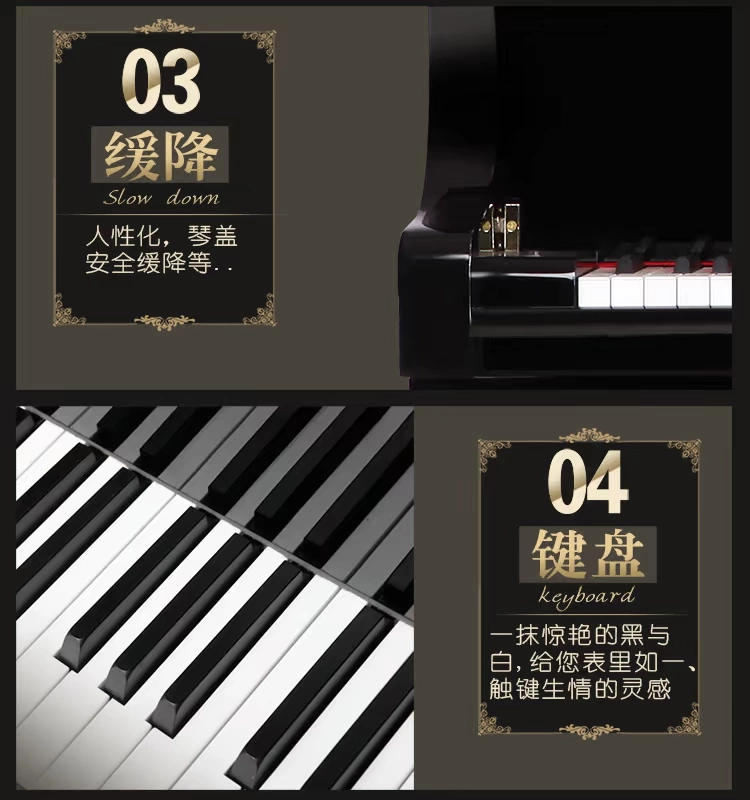 SPYKER UK Spyker Chơi piano cơ chuyên nghiệp Đàn piano lớn cao cấp w52G - dương cầm casio cdp 120