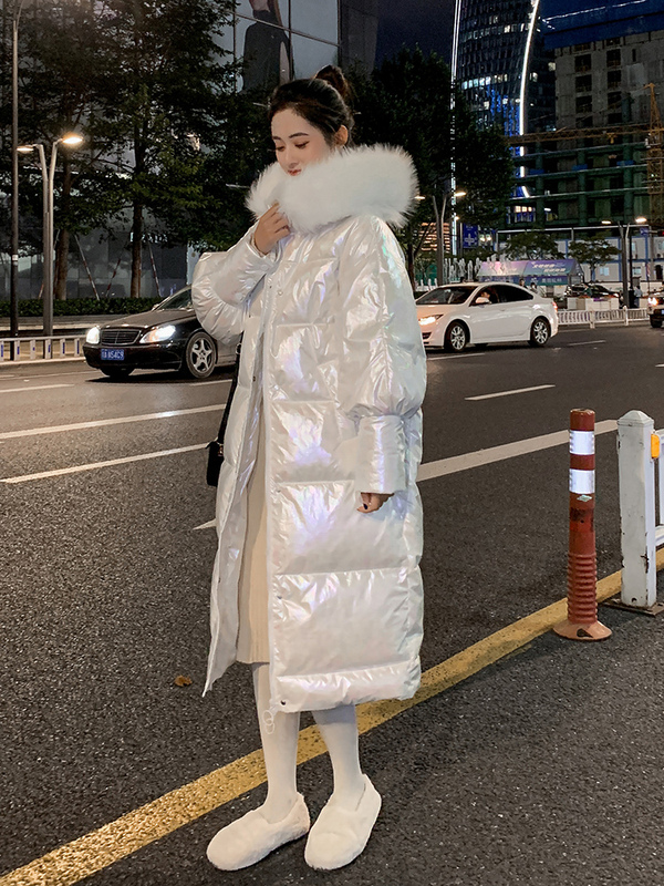 No-Wash Lightweight down Jacket for Women, 2026 New Trendy and Stylish Thickened Over-The-Knee Long Style for Petite Figures