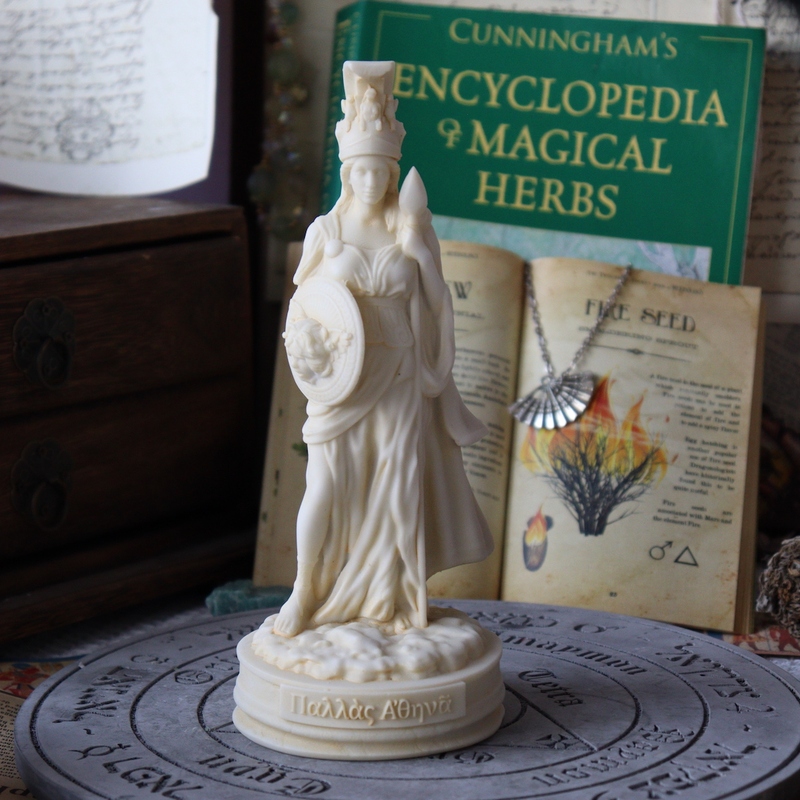 【D108】Athena Goddess Figurine Greek Goddess