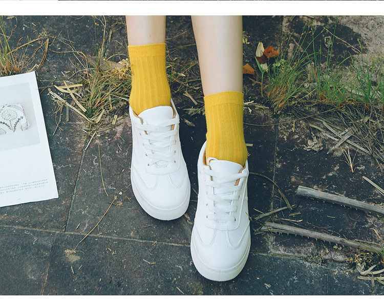 Quần tất nữ ống cotton mùa xuân và mùa thu mùa đông cotton nữ vớ không hôi chân không phai màu xu hướng vớ sinh viên vớ dài