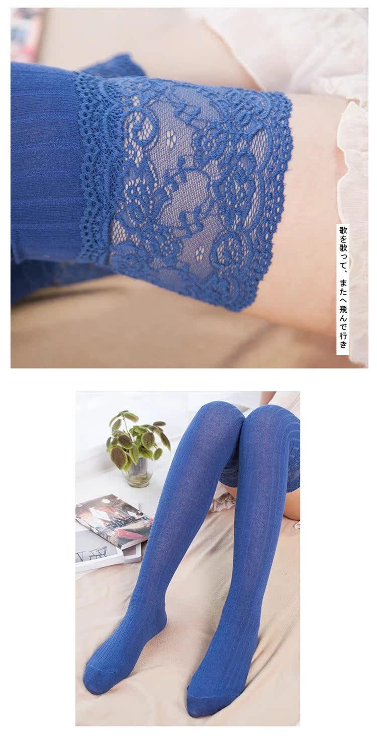 Sexy ren qua đầu gối nữ Slim cotton cao vớ vớ bếp vớ đùi vớ bốn mùa vớ hoàng gia tất gucci