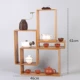 Teacup rack treo tường Kung Fu bộ tủ lưu trữ tủ ấm trà Nhật Bản quầy quầy Bao Baobo kệ rack - Trà sứ bình pha trà lock&lock