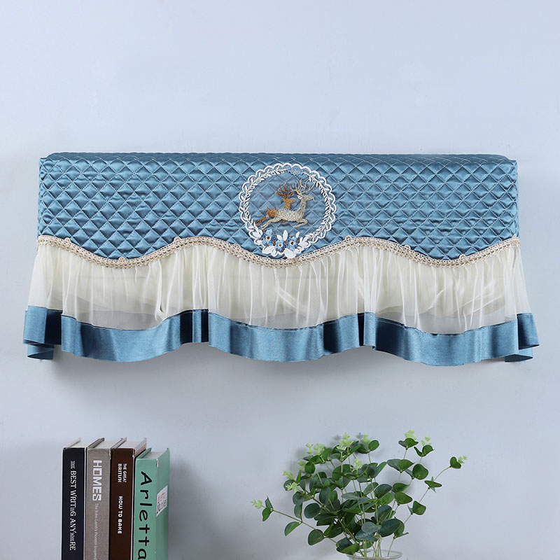 Hanging air conditioning dust cover all-bag fabric art Glieg force beauty Haier 1 5p modern minimalist bedroom universal wall-mounted cold air cover