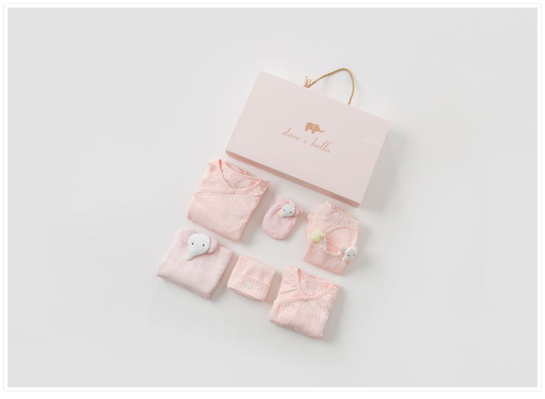 Bộ hộp quà cho bé David Bella davebella 7 bộ mùa xuân mới 2019 - Bộ quà tặng em bé set quà công chúa cho bé gái