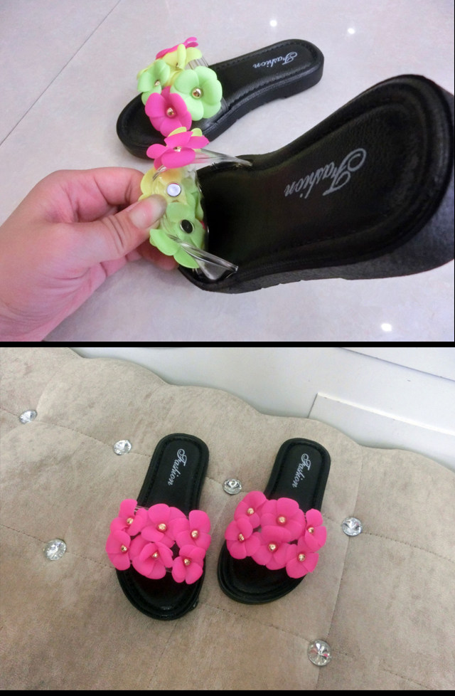 Pantoufles enfants en autre pour été - semelle caoutchouc antidérapant - Ref 986370 Image 13