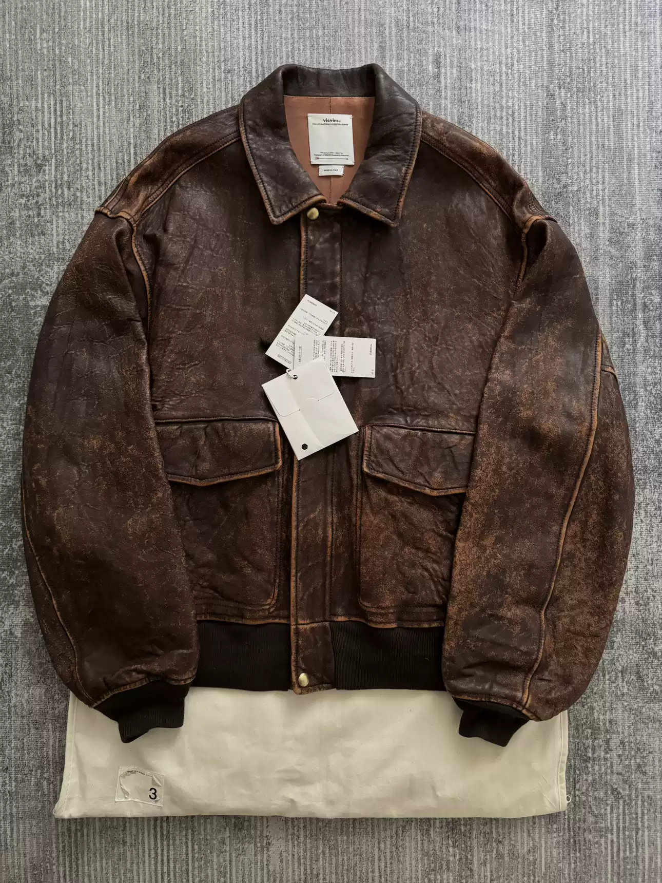 VISVIM 22AW ELMENDORF JKT IT（FR VEG.LB）A2 burgundy三碼現貨