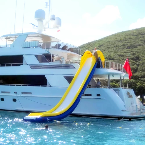 Надувная горка для уличного катания, яхта, аквапарк, развлекательное оборудование