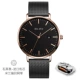 Черная розовая игла [Netbelt Quartz Watch]