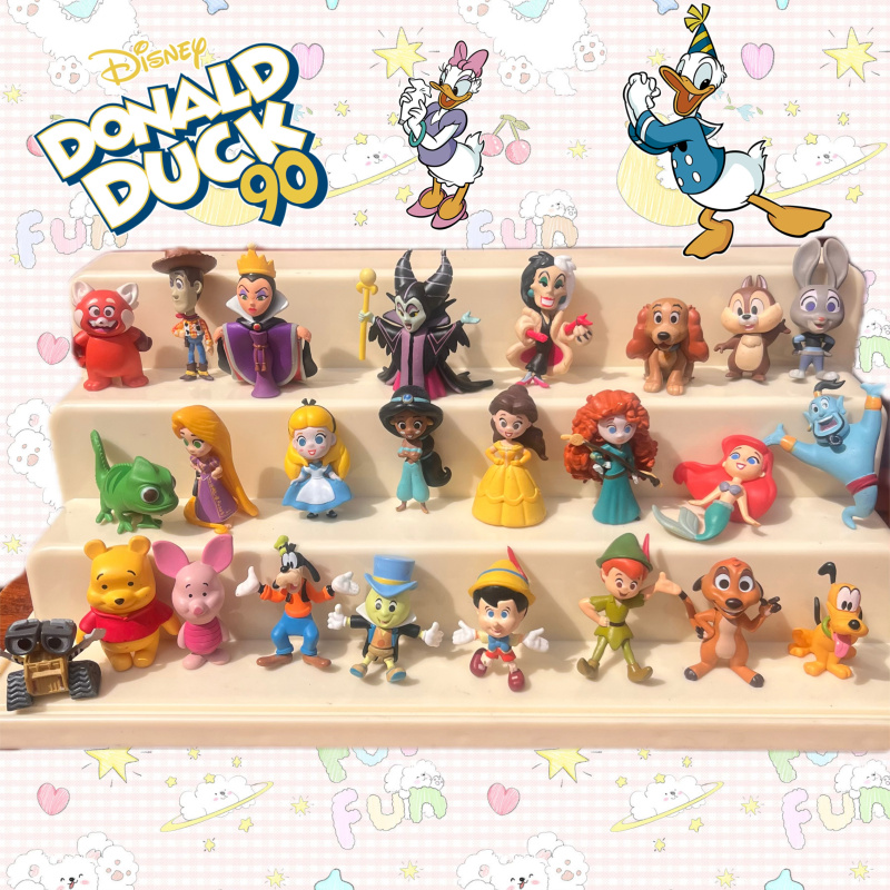 Disney Anniversary Series Blind Bag Blind Box Cute Little Figurines Mini Ornaments Authentic Adorable 100 Years