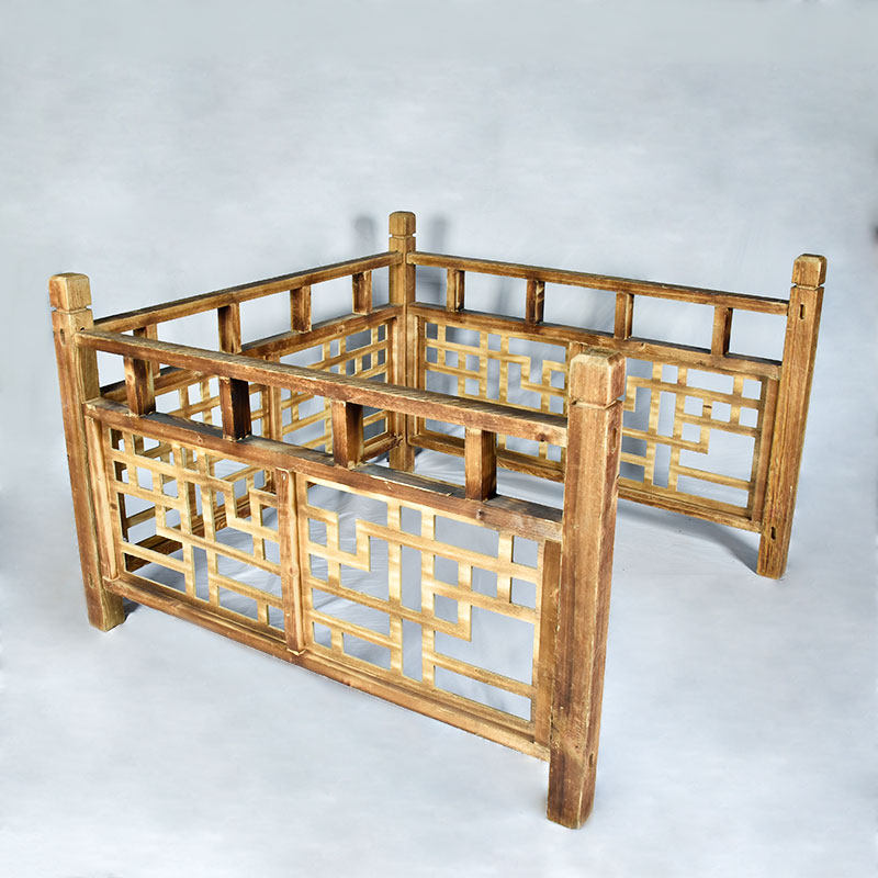 New Wedding Props Wooden Fence New Chinese Wedding Ladder T Table Arrangement Road Citation Wood Bridge Magpie Bridge Solid Wood Fence