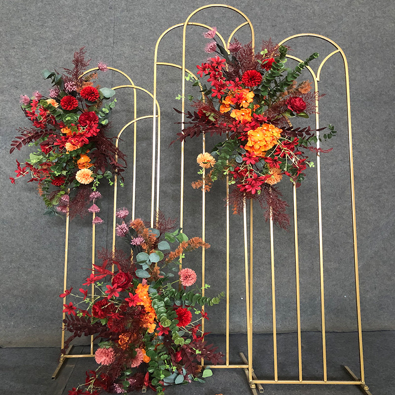 New wedding welcome ornaments road lead shelf stage background decoration ornaments sign-in area special-shaped road lead decoration