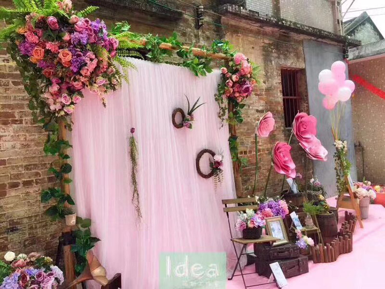 Wedding Background Decoration Underlay Mantle Gauze Mantle