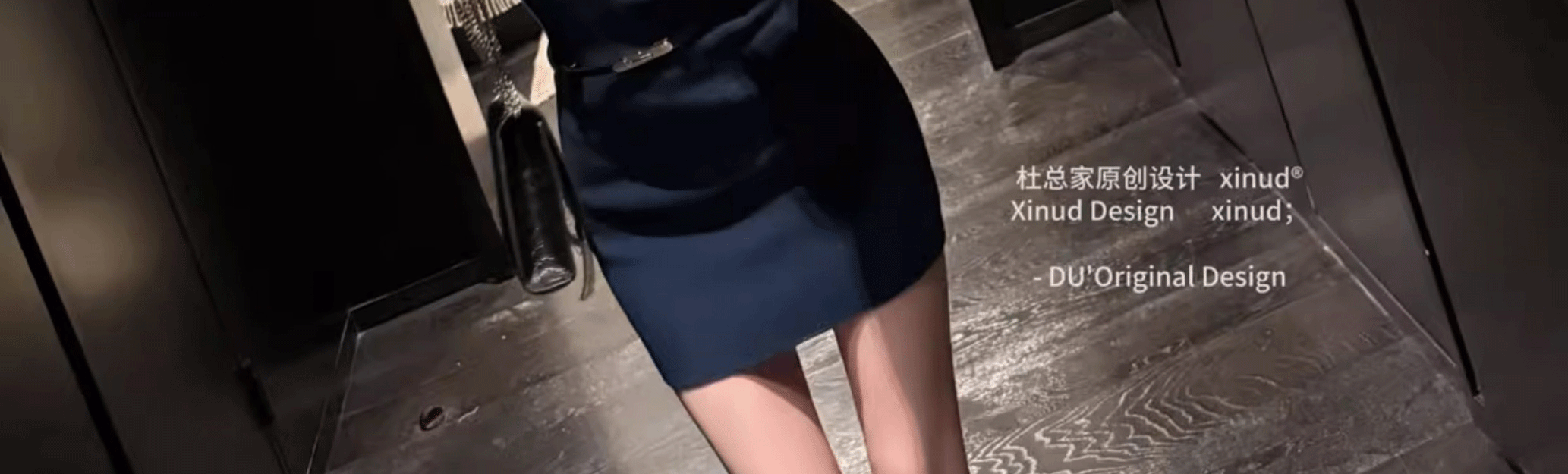 한국 품격 명문 여성 로얄 자매 센스 행침 목 드레스 섹시함 핫걸 몸매 가꾸기 슬림해 보이는 타이트 스커트 연회 작은 드레스 상세 이미지 71