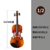 Trẻ em violin mới bắt đầu kiểm tra chuyên nghiệp chơi nhạc cụ học sinh rắn gỗ làm bằng tay đàn piano violin - Nhạc cụ phương Tây guitar điện yamaha Nhạc cụ phương Tây