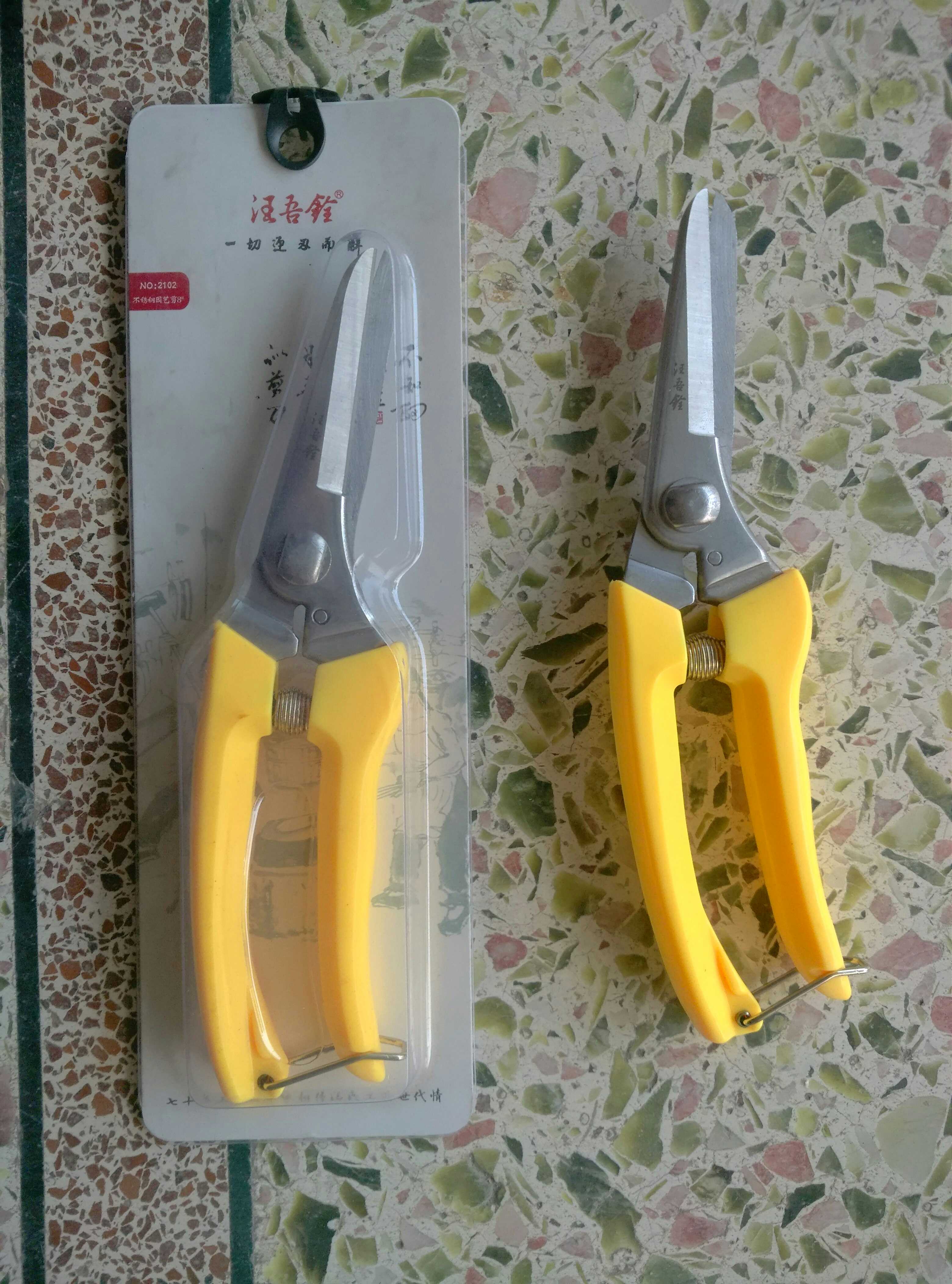 High-quality Wang Wuquan stainless steel 8 inch gardening scissor multifunction electrician scissors can cut fruit tree flower branches trunking
