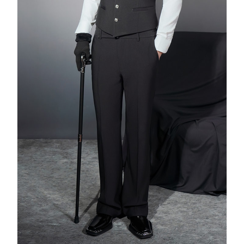 Shangjie Design Flared Pants Dress Design High-End Performance Male Group Series Slim-Fit Stage Original Trousers