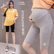 Pregnant woman beats bottom pants ultra-thin outer wearing summer 3 minutes 5 Modale safety pants anti-walking skinny pants shorts