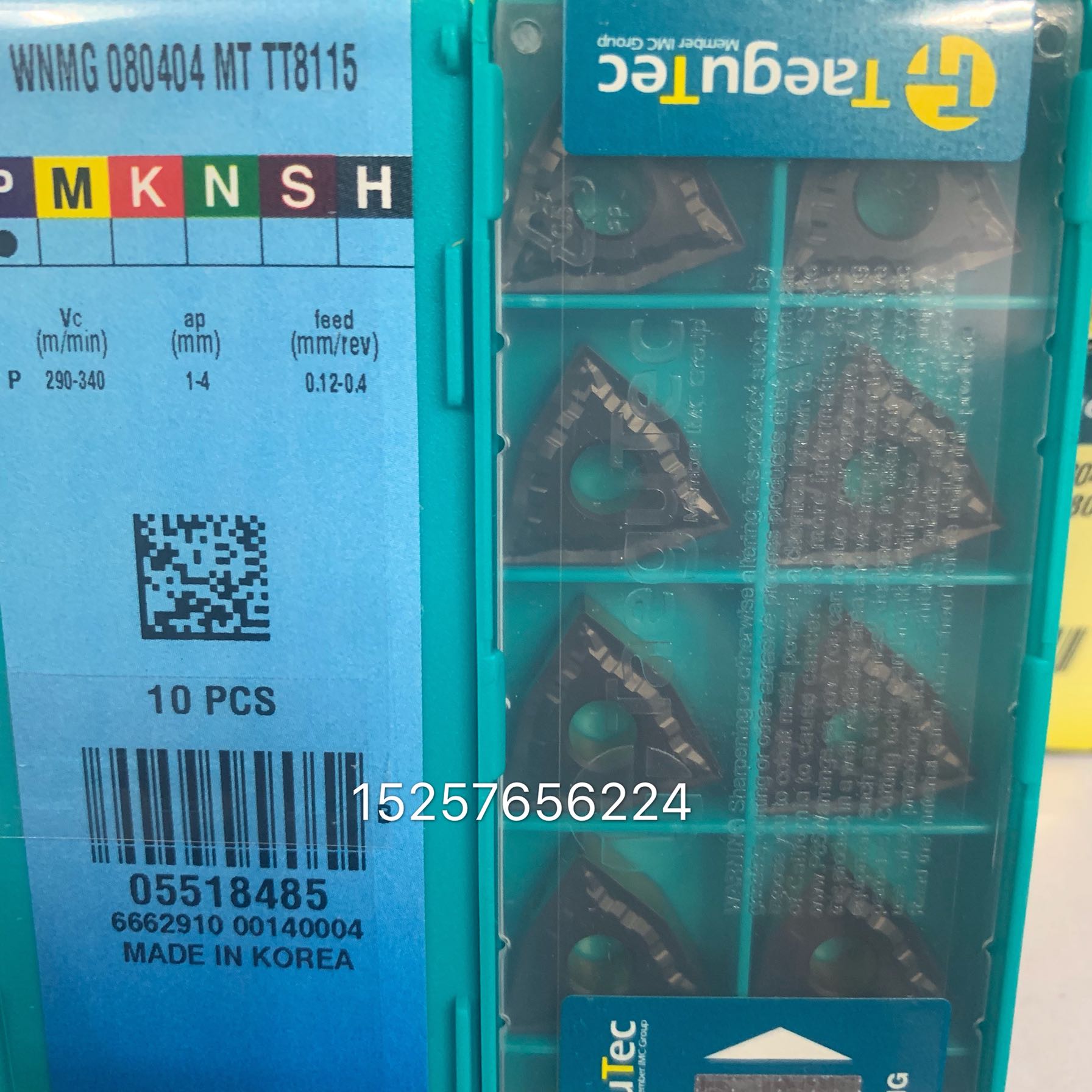 Tefixk numerical control blade WNMG080404 MT TT8115 steel pieces plenty of spot special price