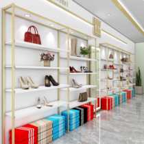 Shoe store shoe rack display rack floor-standing multi-layer shoe rack for men and women with lamps store decoration shoe rack childrens shoe rack