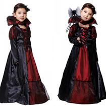 halloween costume for kids baby girls children vampire witch