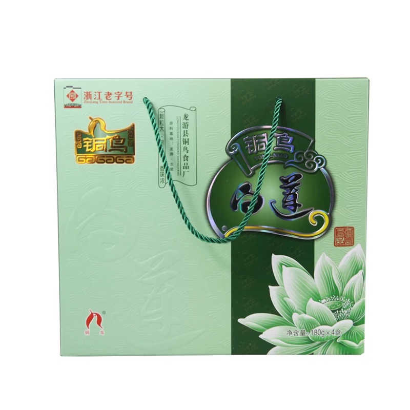 Copper Bird Beixiang Tongxin Lotus Seed Zhejiang Longyou Native Specialty Zhitang Selenium-Rich White Lotus North and South Dry Goods 180g *4 Gift Box