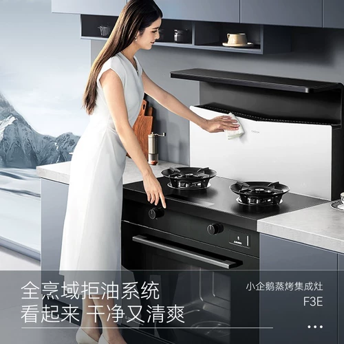 [Государственная субсидия] Встроенная плита Kantar Little Penguin F3E Бытовая газовая плита с регулируемой частотой, вытяжка, паровая духовка и встроенная плита