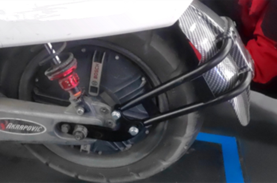 Electric car locomotive calf N1 rear fender N1S rear fender N1S rear fender retrofitted with upgraded water-retaining leather fender