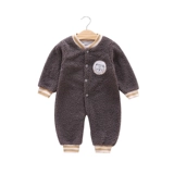 Детское демисезонное термобелье, демисезонный комбинезон для новорожденных, детский удерживающий тепло пуховик, бархатное боди