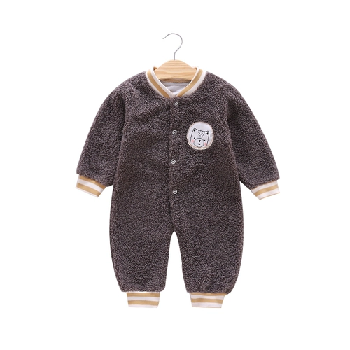 Детское демисезонное термобелье, демисезонный комбинезон для новорожденных, детский удерживающий тепло пуховик, бархатное боди