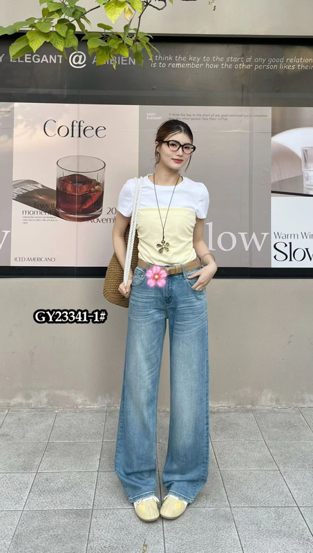 Gu Yue 2026 Trendy Hot-Selling Product Recommendation 23341 Super Elastic Soft Simple Fashion Versatile Slimming Pants