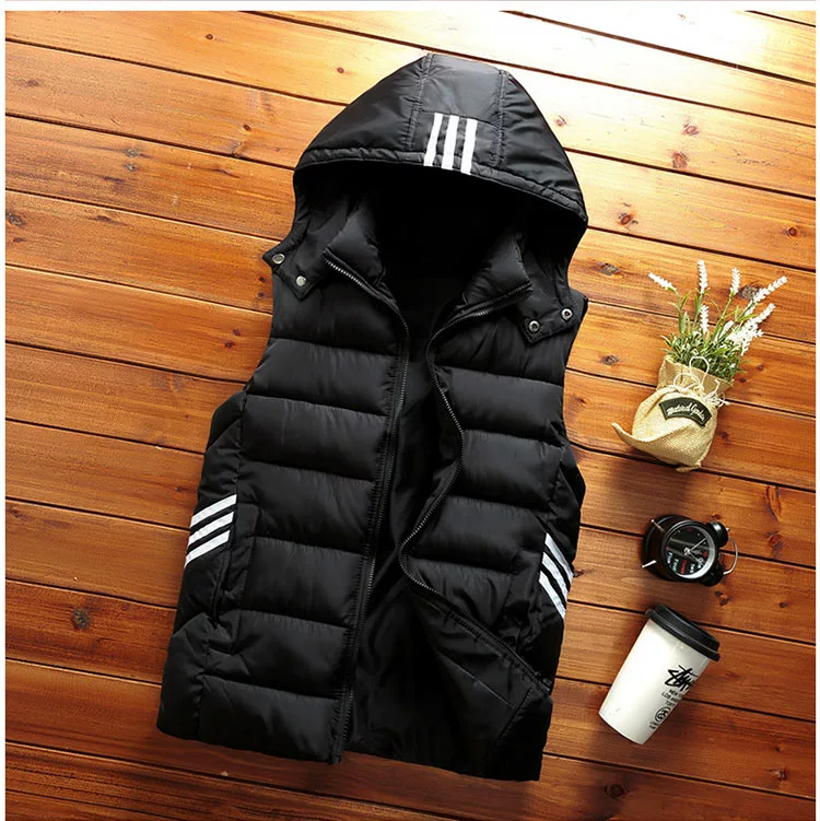Áo vest mùa đông xuống 12 dày 13 vest 14 nam 15 học sinh trung học cơ sở 16 áo ấm thủy triều 18 tuổi vest khoác nam