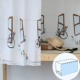 Học sinh gió màu rèm cửa vải in mũ với giường rèm cửa phòng ngủ giường ký túc xá cô gái lớp vỏ công chúa màn gió - Bed Skirts & Valances rèm treo đầu giường