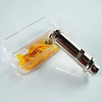 Referee special whistle double-tone whistle long whistle Super Volume life-saving high frequency stainless steel survival whistle