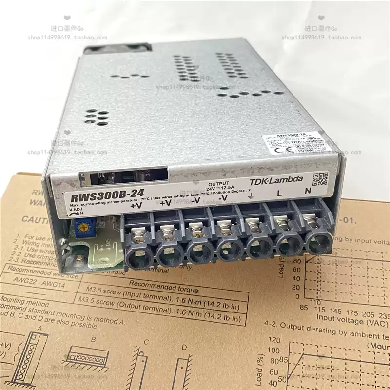 Nguồn chuyển mạch RWS300B-24 TDK-LAMBDA 300W DC24V mới chính hãng tư vấn đặt hàng