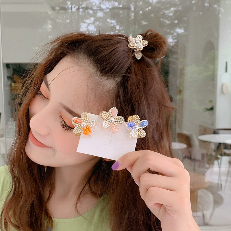 Hàn Quốc Dongdaemun kẹp tóc, con rể, hoa đầu, hoa màu kẹo, clip, clip đầu, mũ, clip đầu, kẹp tóc - Phụ kiện tóc