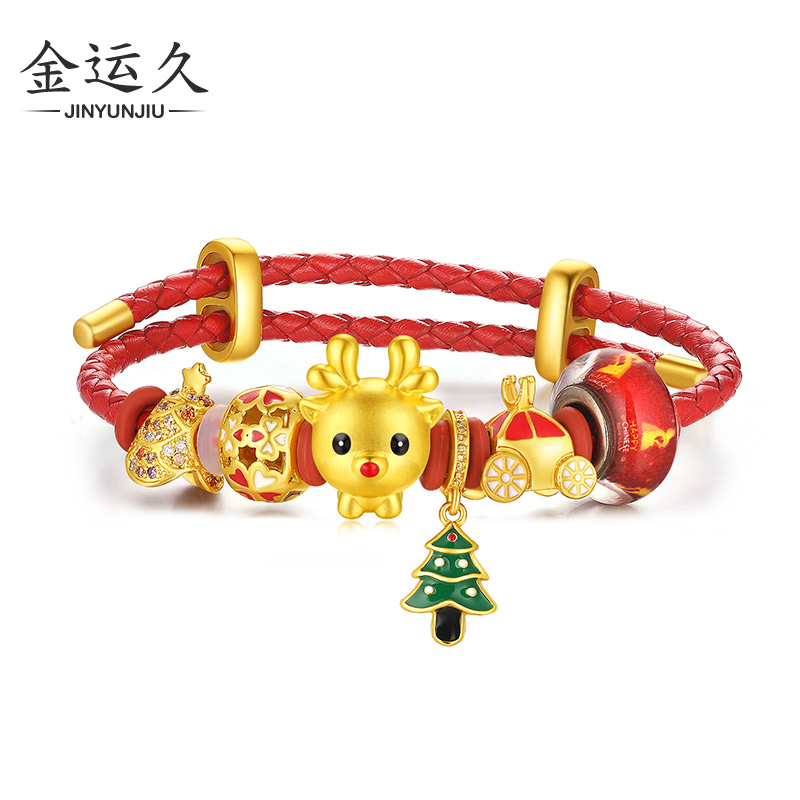 3D hard golden golden fawn transfer bead 999 foot golden deer have your lovely elk Passepartout diy hand