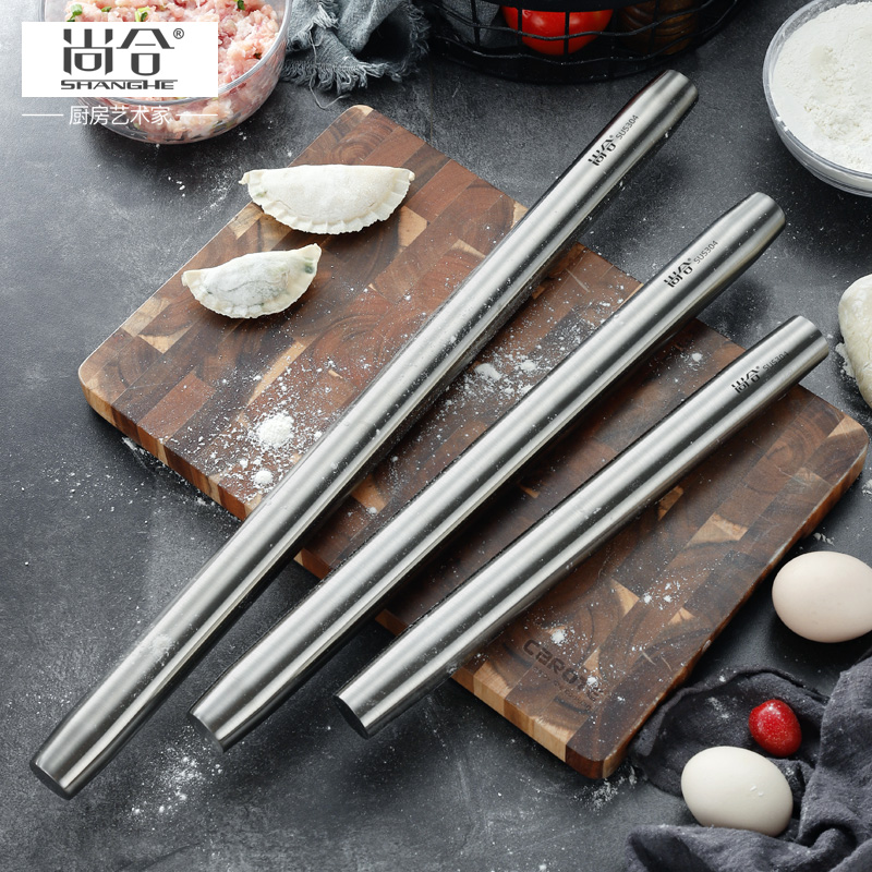 304 stainless steel Rolling Stick God Ware Face of Home Dumplings Pasta Leather Rush Noodles Stick Dry Noodles Battle to defend the battle-Taobao