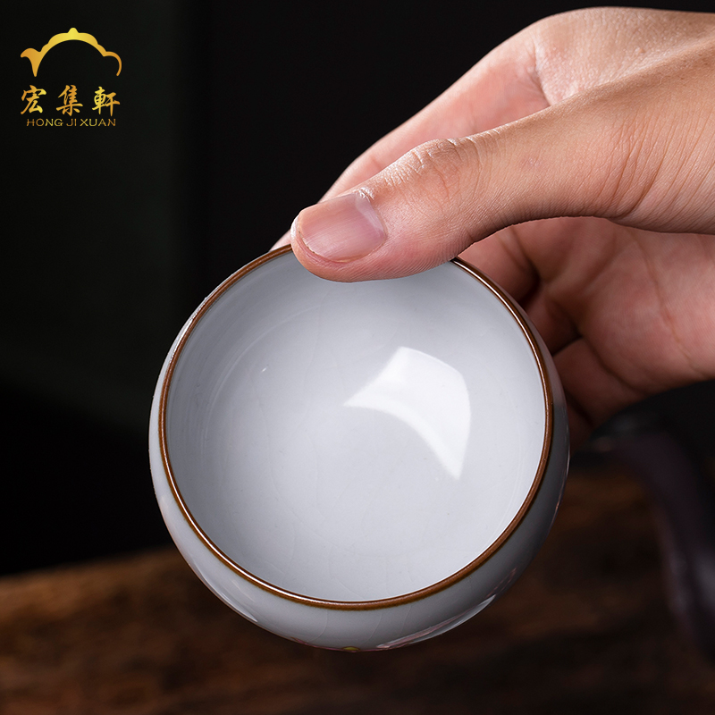 Your up master cup single CPU ceramics jingdezhen porcelain cups kongfu tea colored enamel cup sample tea cup meditation