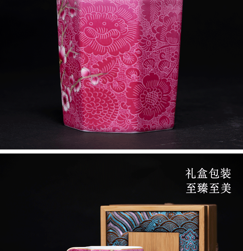 Jingdezhen tea kungfu tea accessories fair hand - made enamel cup and a cup of tea is tea accessories