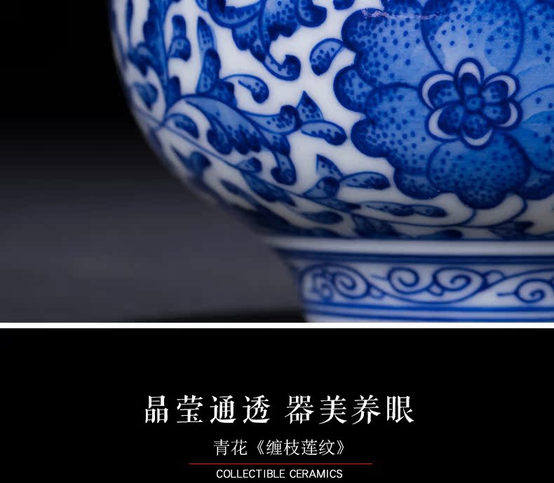 Jingdezhen porcelain craft pure hand draw archaize ceramic masters cup kung fu tea cup sample tea cup but small tea cups