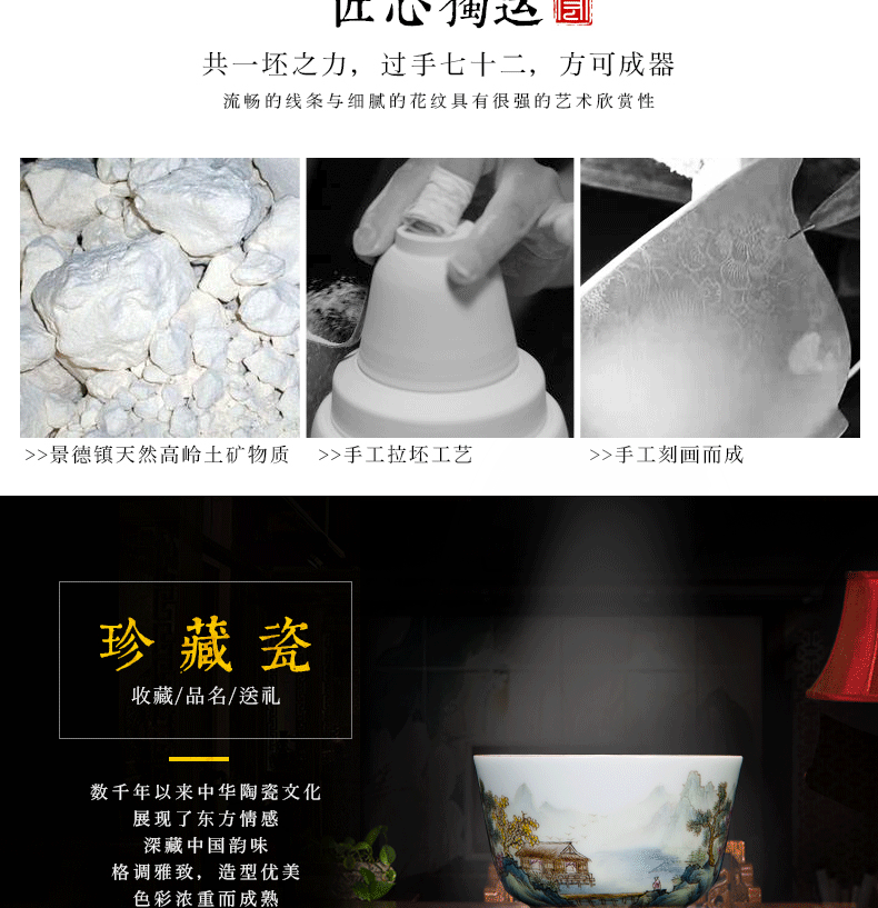 Macro sets hin jingdezhen checking ceramic cups enamel paint small cup sample tea cup masters cup a cup of tea