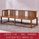 Wenge Ghế sofa Trung Quốc sáu mảnh căn hộ nhỏ phòng khách bằng gỗ rắn đồ nội thất cổ bằng gỗ gụ sofa ba chỗ ngồi đơn giản - Ghế sô pha