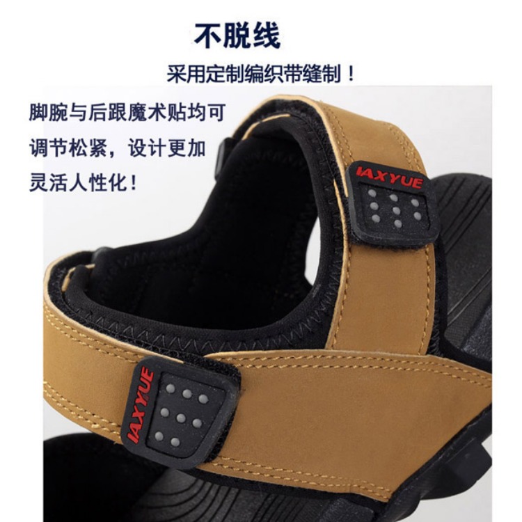 Giày nam nam sandal đế dày Rome ngoài trời sandal da mùa hè Giày đi biển mùa hè phiên bản Hàn Quốc của xu hướng dép Việt Nam giay the thao nam